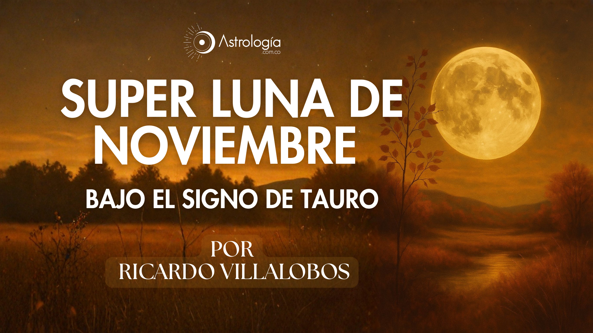 Super Luna De Noviembre Bajo El Signo De Tauro (05 Noviembre 2025)